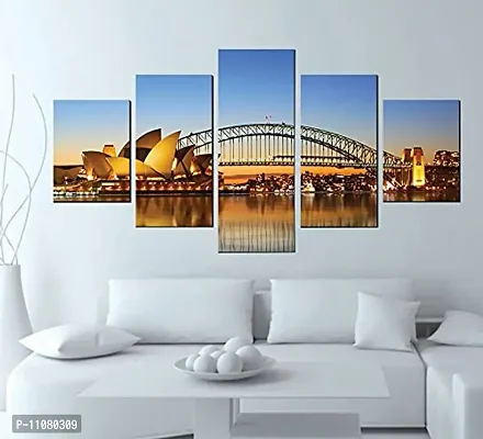 Akki World? Bridge Lighting Slides Wall Sticker for Decorative Wall Sticker for Living Room , Bed Room, Kide Room