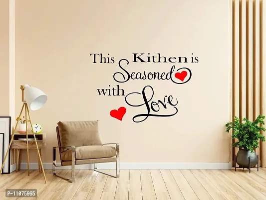 Akki World This Kitchen is Seasoned with Love Kitchen Wall Sticker-thumb2