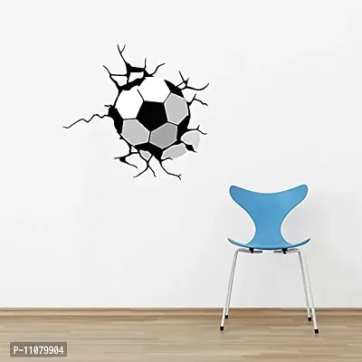 Akki World? Football Wall Sticker for Decorative Wall Sticker for Living Room , Bed Room, Kide Room