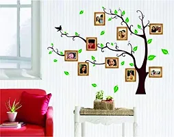 Akki World? Beautiful Photo frem Shape Tree Wall Decoration Wall Sticker for Decorative Wall Sticker for Living Room , Bed Room, Kide Room Size 56 X 61 cm-thumb1