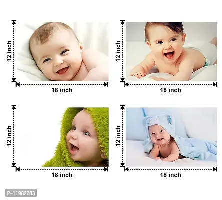 Akki World Set of 12 HD Cute Smiling Baby Combo Wall Posters for Pregnant Women (30 Cm X 45 Cm 300GSM Thick Paper, 08, Multicolour)-thumb5