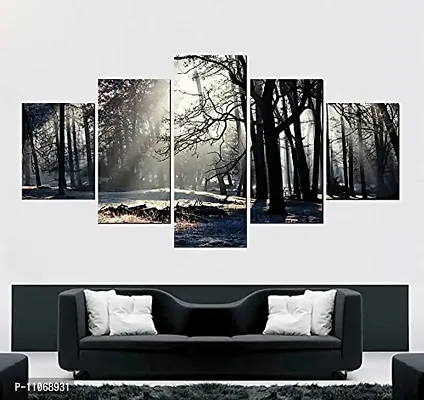 Akki World? Beautiful Black Forest Slides Wall Sticker for Decorative Wall Sticker for Living Room , Bed Room, Kide Room