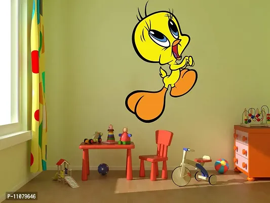 Akki World? Twitty Bird Cartoon Wall Sticker for Decorative Wall Sticker for Living Room , Bed Room, Kide Room