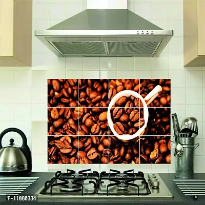 Akki World Kitchen Wall Sticker for Kitchen Tiles Backsplash, Behind Gas Stoves, Sink, Wash Size ( 45 Cm X 65 Cm)-thumb2