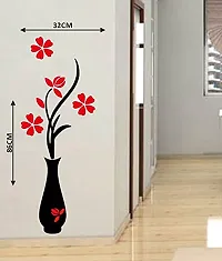 Akki World? Flower Pots Wall Sticker for Decorative Wall Sticker for Living Room , Bed Room, Kide Room-thumb2