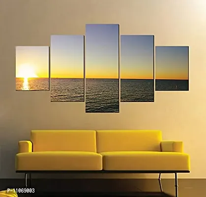 Akki World? Beautiful Sun Set Slides Wall Sticker for Decorative Wall Sticker for Living Room , Bed Room, Kide Room