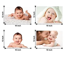 Akki World Set of 12 HD Cute Smiling Baby Combo Wall Posters for Pregnant Women (30 Cm X 45 Cm 300GSM Thick Paper, 08, Multicolour)-thumb3
