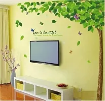 Akki World? Green Tree Wall Sticker for Decorative Wall Sticker for Living Room , Bed Room, Kide Room-thumb1