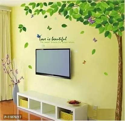 Akki World? Green Tree Wall Sticker for Decorative Wall Sticker for Living Room , Bed Room, Kide Room-thumb2