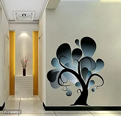 Akki World? Blue Tree Wall Sticker for Decorative Wall Sticker for Living Room , Bed Room, Kide Room