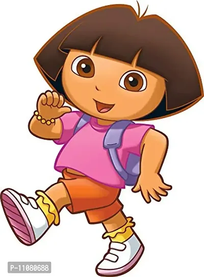 Akki World? Dora Cartoon Wall Sticker for Decorative Wall Sticker for Living Room , Bed Room, Kide Room