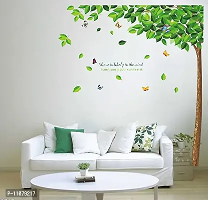 Akki World? Green Tree Wall Sticker for Decorative Wall Sticker for Living Room , Bed Room, Kide Room