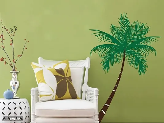 Akki World? Coconut Tree Wall Sticker for Decorative Wall Sticker for Living Room , Bed Room, Kide Room