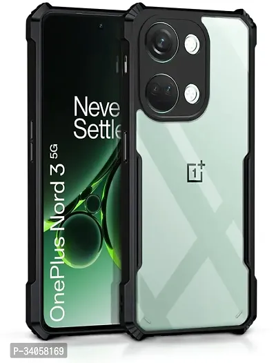 Classic Black Plastic Back Cover For One plus Oneplus Nord 3 5G-thumb0