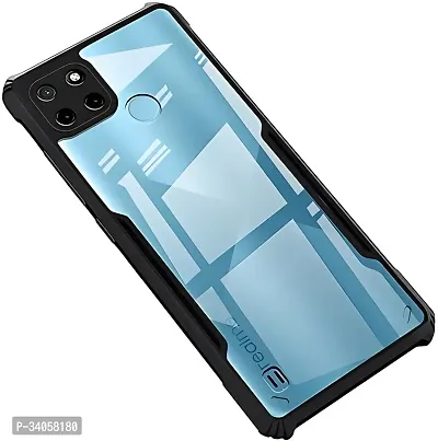 Classic Black Plastic Back Cover For Realme C21Y-thumb0