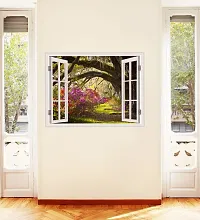 Wall Stickers for Bedroom Kitchen Home Decor Window Illusion (22X30Inches)-thumb1