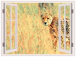 Wall Stickers for Bedroom Kitchen Home Decor Window Illusion (22X30Inches)-thumb2