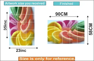 Waterproof Kitchen Fruit Slices Wallpaper/Wall Sticker Multicolour - Kitchen Wall Coverings Area ( 90Cm X 58Cm )-thumb3