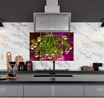 Waterproof Kitchen Abstract Decorative Flower Wallpaper/Wall Sticker Multicolour - Kitchen Wall Coverings Area ( 60Cm X 91Cm )-thumb1