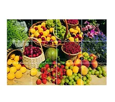 Waterproof Kitchen Fresh fruits wall sticker Wallpaper/Wall Sticker Multicolour - Kitchen Wall Coverings Area (61Cm X92Cm)-thumb2