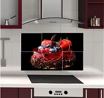 Waterproof Kitchen Delecious strawberries wall sticker Wallpaper/Wall Sticker Multicolour - Kitchen Wall Coverings Area (61Cm X92Cm)-thumb1