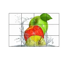 Waterproof Kitchen Healthy Apples wall sticker Wallpaper/Wall Sticker Multicolour - Kitchen Wall Coverings Area (61Cm X92Cm)-thumb2