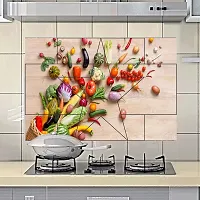 Waterproof Kitchen Vegetables  Wallpaper/Wall Sticker Multicolour - Kitchen Wall Coverings Area (61Cm X92Cm)-thumb1