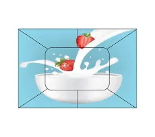 Waterproof Kitchen Milky strawberries wall sticker Wallpaper/Wall Sticker Multicolour - Kitchen Wall Coverings Area (61Cm X92Cm)-thumb2