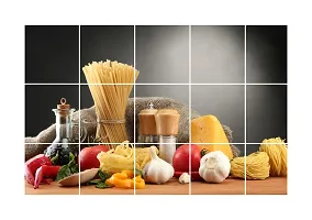 Kitchen vegetables Waterproof and Anti Oil Stain Kitchen Sticker-thumb2