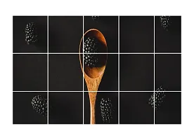 Black Berries Waterproof and Anti Oil Stain Kitchen Sticker-thumb2