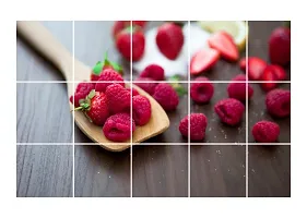 Berries Blurred Background Waterproof and Anti Oil Stain Kitchen Sticker-thumb2