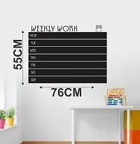 Chalkboard Sticker -  Removable Blackboard Dust Free Wall Sticker - PVC Vinyl Size 76 cm x  55 cm-thumb2