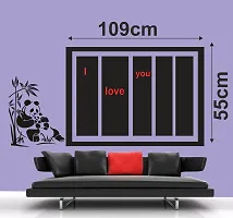 Chalkboard Sticker -  Removable Blackboard Dust Free Wall Sticker - PVC Vinyl Size 109 cm x  55 cm-thumb2