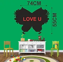 Chalkboard Sticker -  Removable Blackboard Dust Free Wall Sticker - PVC Vinyl Size 74 cm x  55 cm-thumb2