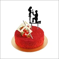 Proposing Cake Topper, Cake Decoration Item, Special Cake Decoration For Kids Wife Husband Friend Cousin - Pack Of 1-thumb2