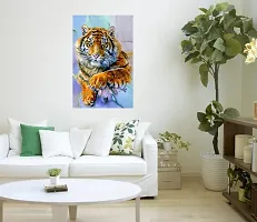 3D Painting Wall Sticker Of Lion-thumb1