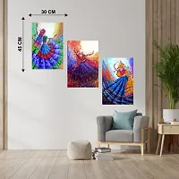 3D Rajasthani Dance Wall Sticker-thumb2