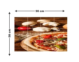Pizza On A Table Waterproof And Anti Oil Stain Kitchen Sticker-thumb3