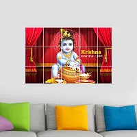 Decorative Krishna Wall Poster Item Size:-22X34-thumb2