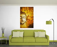 3D Lord Buddha Hd Painting Decorative Wall Sticker-thumb1