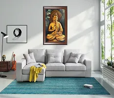 3D Lord Buddha Hd Painting Decorative Wall Sticker-thumb1