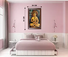 3D Lord Buddha Hd Painting Decorative Wall Sticker-thumb2