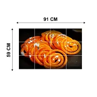 Indian Sweet Jalebi Kitchen Wall Sticker-thumb3