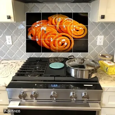 Indian Sweet Jalebi Kitchen Wall Sticker ( 59Cm X 91Cm )-thumb4