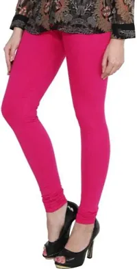 Stylish Women Cotton Blend pink Leggings Pack of 1-thumb2