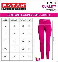 Stylish Women Cotton Blend Leggings Pack of 2-thumb1