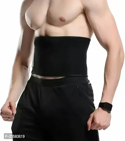 Men Waist Support Belt Neoprene Ab Belt Trainer, Stomach Wrap Tummy Belt-thumb0