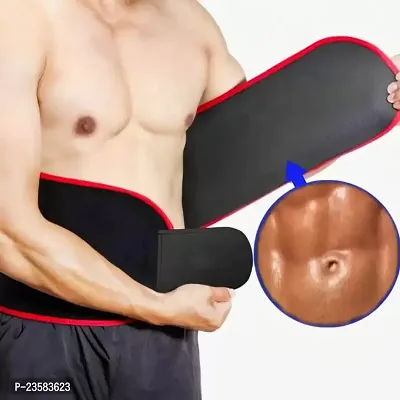 Men Waist Support Belt Neoprene Ab Belt Trainer, Stomach Wrap Tummy Belt-thumb0