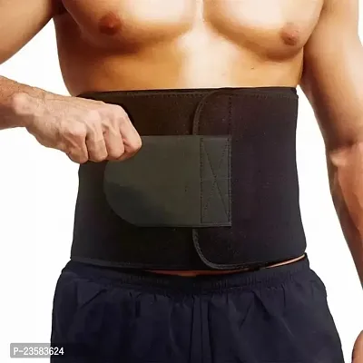 Men Waist Support Belt Neoprene Ab Belt Trainer, Stomach Wrap Tummy Belt-thumb0