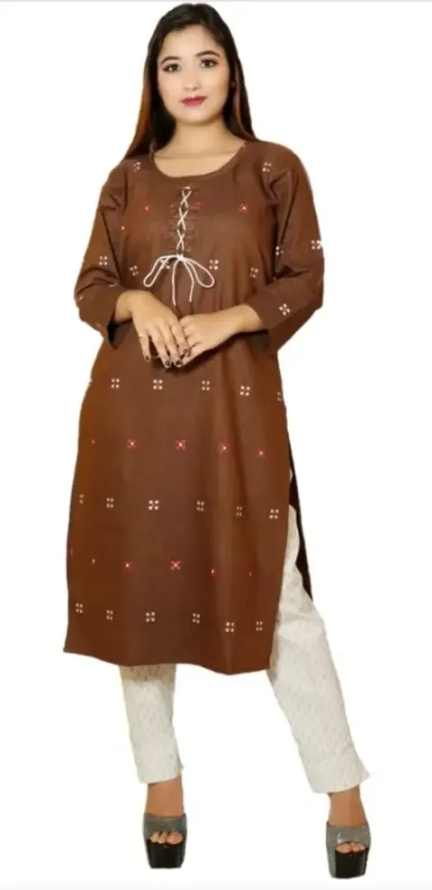 Fancy Khadi Kurta Set For Women